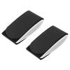 VGEBY 2 PCS Ski Straps, Multi-Purpose Adjustable Wide Hook and Loop Ski Straps for Race Skis, Powder Skis, Fat Skis(Black) Ski Straps view 3