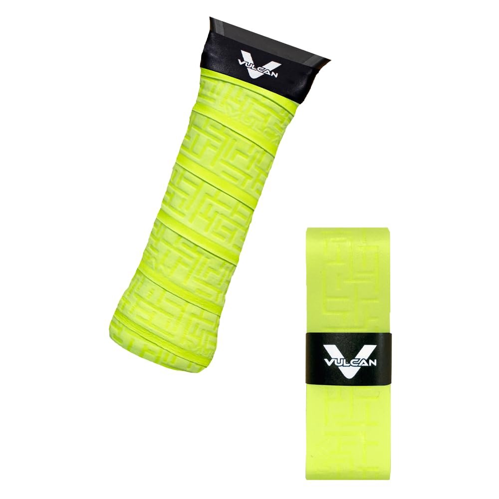 Vulcan Sporting Goods Co. Max Cool Optic Yellow Pickleball Overgrip (3 PK)