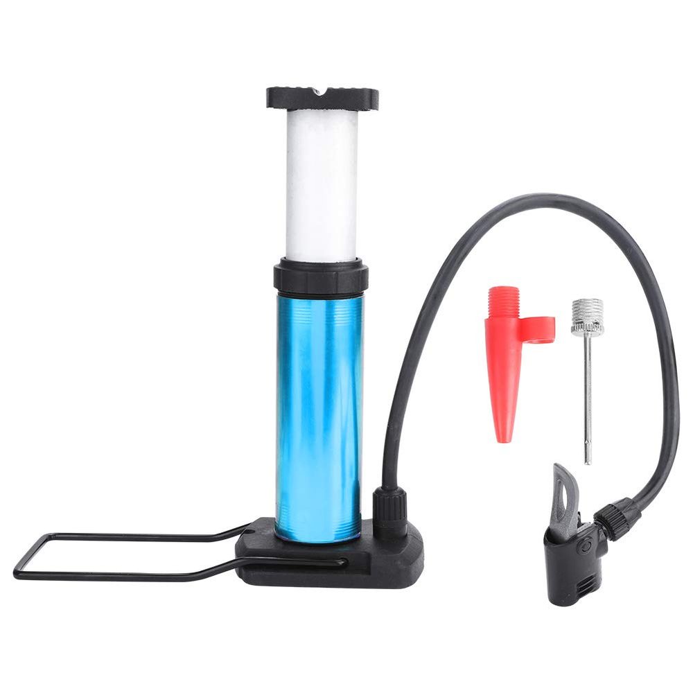 Floor ycle Air Pump,Bike Pump High Pressure ycle Floor Pump,5 Colors Optional.(Blue)