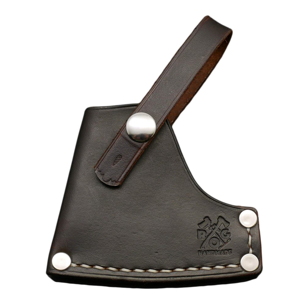 Review Outdoor Gear Axe Sheath/Mask/Cover for Hunters Axe - Gransfors Bruks #418 (Brown, Version 1.0)