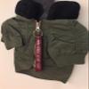 Alpha Industries Army/Navy Dog Coat with Faux Collar Size 10 view 1