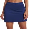 Ekouaer Women's Club Tennis Underneath Skorts Lightweight Sports Workout Skirt Sportswear (Navy Blue/S) view 1