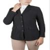 Equine Couture Lacey Ultra Light Show Coat L Blac view 2