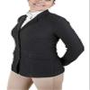 Equine Couture Lacey Ultra Light Show Coat L Blac view 3