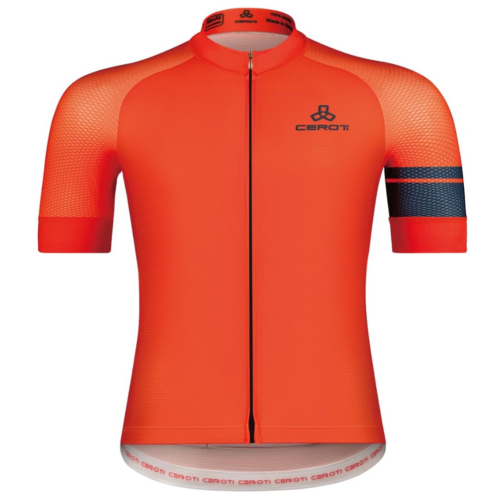 CEROTIPOLAR Snug Fit Men AirCool Cycling Jersey Bike Shirts UPF50+,PRO Dry Fit Light Weight Fabric