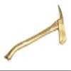 Firemans Axe Pin, Gold Plated, 3 Inches, 100% Handmade in the USA, Fire Fighter, Fire Axe, Firefighter, Realistic, Metal, Lapel, Hat, Brooch, Gift, Jewlery, Over 3100 Unique Designs view 1