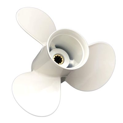 Aluminum Outboard Cupped Propeller Boat Prop 9 7/8X9 Replacement for Yamaha Engines 20/25/C25/F25/30HP F Series