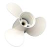 Aluminum Outboard Cupped Propeller Boat Prop 9 7/8X9 Replacement for Yamaha Engines 20/25/C25/F25/30HP F Series view 1