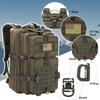 Hannibal Tactical MOLLE Assault Backpack, Tactical Backpack Military Army Camping Rucksack, 3-Day Pack Trip w/USA Flag Patch, D-Rings, Olive view 4