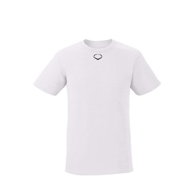 EvoShield Boys Short Sleeve Tee Team White - Youth, Team White, Small US