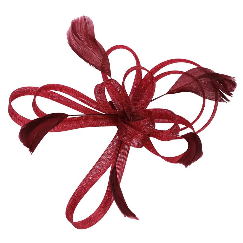 Fascinator Hair Clip Hairpin Cocktail Headwear Flower Headpieces Party Performance Wedding Veil Vintage Headband
