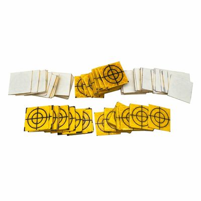 100PCS Yellow Reflector Sheet 20X20MM Reflective Target for Total Station