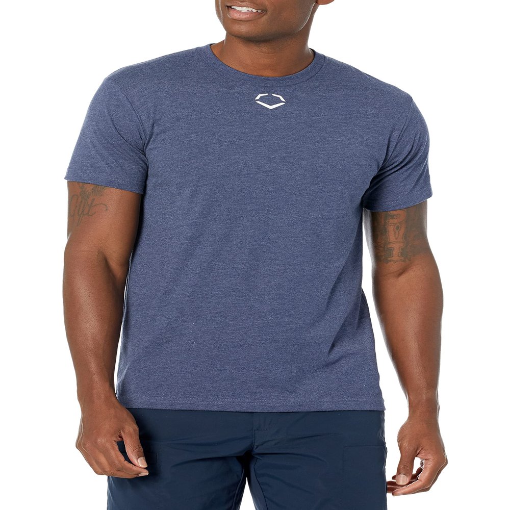 EvoShield Mens Short Sleeve Tee Navy - Adult, Navy, Medium US