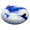 Arctic Trails Single Person Inflatable Snow Sled  Heavy Duty Snow Tube for Kids  Long Lasting Fun  Blue/White