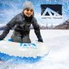 Arctic Trails Single Person Inflatable Snow Sled  Heavy Duty Snow Tube for Kids  Long Lasting Fun  Blue/White view 4