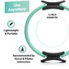 URBNFit Pilates Ring - 12" Magic Circle w/Dual Grip, Foam Pads for Inner Thigh Workout, Toning, Fitness & Pelvic Floor Exercise - Yoga Rings w/Bonus Exercise Guide view 3