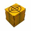 New 100PCS Yellow Reflector Sheet 50X50MM Reflective Target for Total Station view 4