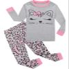 Dolphin&Fish Girls Pajamas Cat Little Kids Pjs 100% Cotton Toddler Clothes Children Sleepwear 24Months Grey view 1