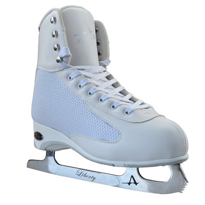 American Athletic Shoe 52510 White Ice Figure Skate, White