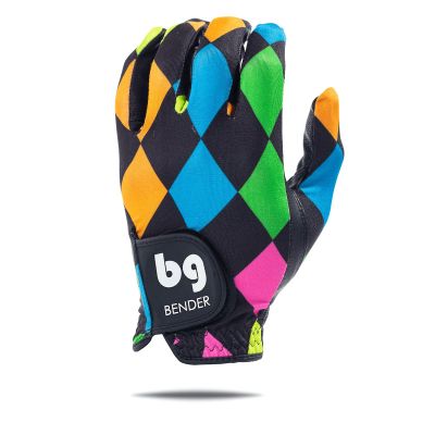 Bender Gloves - Men's Golf Glove, Durable Spandex Material, Unique Golf Gloves Men Left Handed Golfer (Wear On Right)