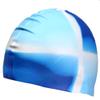 Dreamslink Swim Cap, Comfortable Solid Silicone Swim Caps Fit for Long Hair and Short Hair, Swimming Cap for Men Women Adult Youths (Sky Blue) view 1