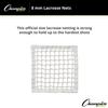 Champion Sports Lacrosse Goal Net - 8mm Official Size White Nylon Net Replacement (Pack of 2) view 4