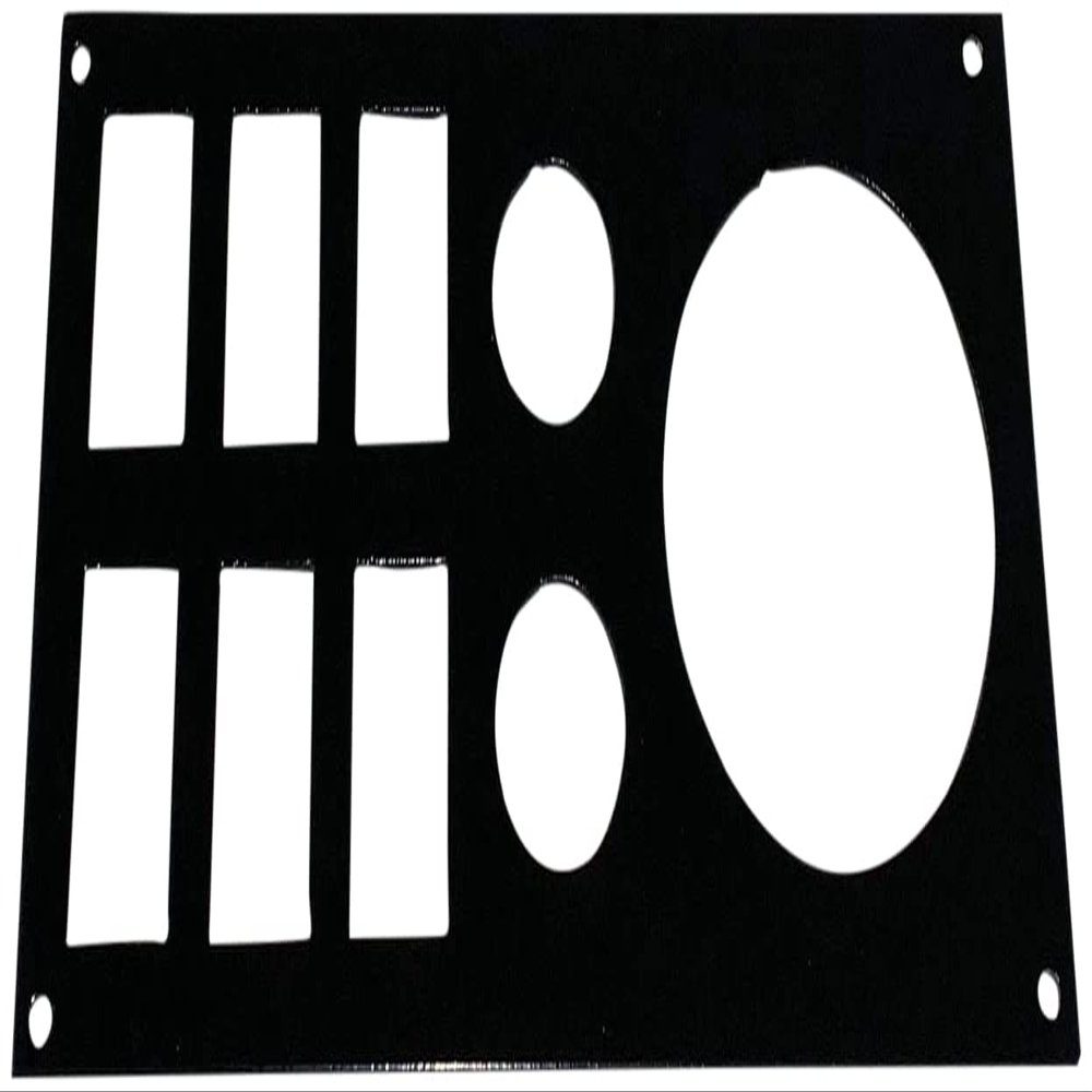 PBR Products Fits Honda Pioneer 1000 Stereo 3" Hole mounting Bracket 6 Switch 2 Power Outlet Holes
