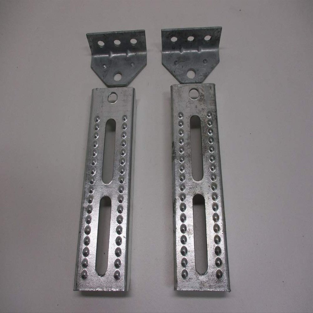 (2) Boat Pontoon Trailer 8" Bolster Bunk Board Adjustable Swivel Bracket Kits