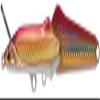 TackleHouse, Minnow, Contact, Steel Minnow, 4.3 inches (110 mm), 2.0 oz (57 g), Gold Pink #14 CSM57 Lure view 1