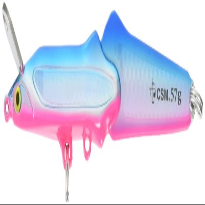 TackleHouse, Minnow, Contact, Steel Minnow, 4.3 inches (110 mm), 2.0 oz (57 g), Blue Pink #09 CSM57 Lure