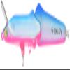 TackleHouse, Minnow, Contact, Steel Minnow, 4.3 inches (110 mm), 2.0 oz (57 g), Blue Pink #09 CSM57 Lure view 1