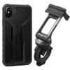 Topeak RideCase with Mount for iPhone X/XS  Black/Gray (TT9855BG)  Shockproof Dual-Density Case with Adjustable Quick Mount, Flip Stand & Wireless Charging Compatibility view 1