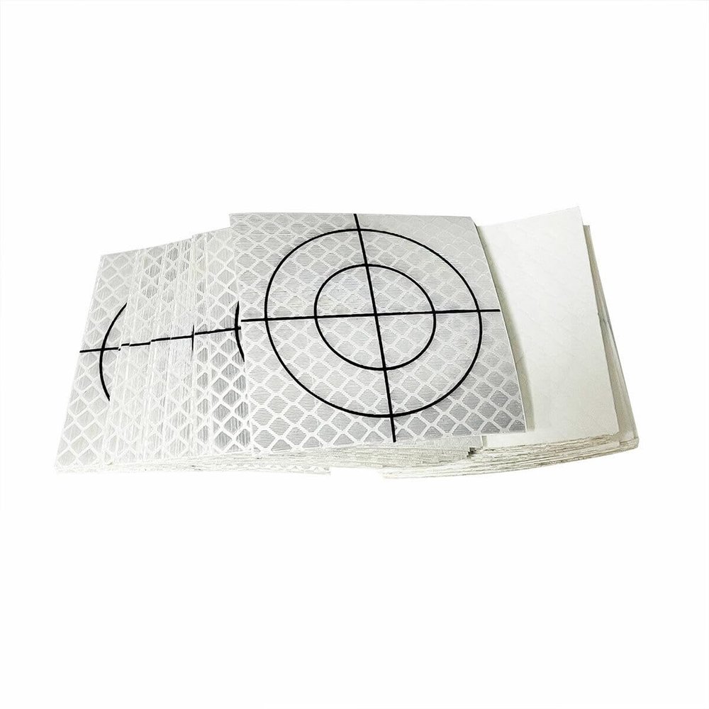 100PCS Reflector Sheet 60X60CM Reflective Tape Target Total Station(2.36X2.36")