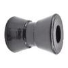 MARINE CITY PU Black Rigid Chemical Resistant Shock-Absorbing Strong Roller for Bow Anchor Pivoting Head Roller Holder Replacement (Length 2 Inches, Hole Diameter 5/8) (1 Pc) view 1