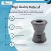 MARINE CITY PU Black Rigid Chemical Resistant Shock-Absorbing Strong Roller for Bow Anchor Pivoting Head Roller Holder Replacement (Length 2 Inches, Hole Diameter 5/8) (1 Pc) view 3