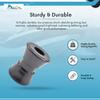 MARINE CITY PU Black Rigid Chemical Resistant Shock-Absorbing Strong Roller for Bow Anchor Pivoting Head Roller Holder Replacement (Length 2 Inches, Hole Diameter 5/8) (1 Pc) view 4