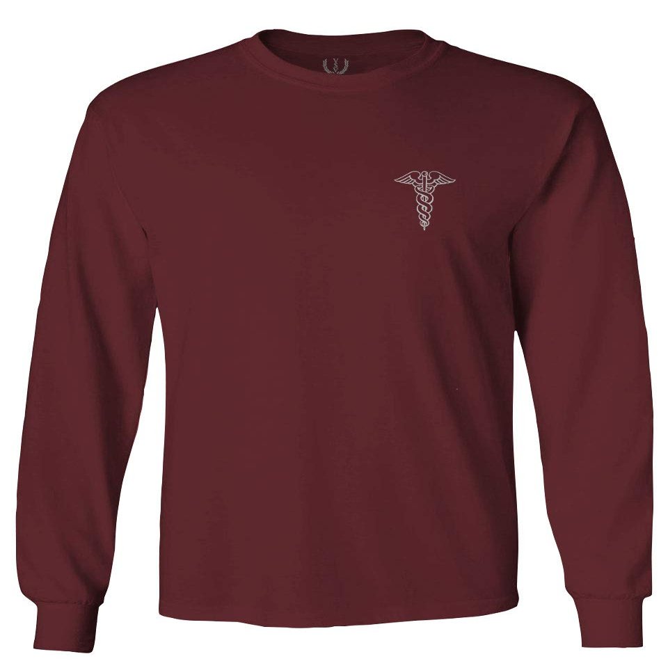 0066. Mother Gift I'm a Nurse RN Nurse Registered Men's Long Sleeve t Shirt (Maroon 2X Large)