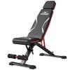 FLYBIRD Adjustable Weight Bench Fits up to 6'5'', 750LBS Capacity for Full Body Workout, 27LBS Sturdy Foldable Bench Press for Home Gym, 5X Stable Lifting Bench Incline Decline Flat Dumbbell Exercise