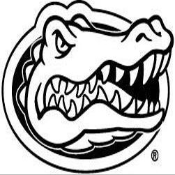 5 Inch Albert Gator Logo Decal UF University of Florida Gators FL Removable Wall Sticker Art NCAA Home Room Decor 5 1/2 by 3 1/2 Inches