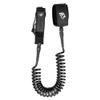 Creatures of Leisure Reliance Sup Ankle Coil 10Ft Leash Black Black Black 10'0" view 1