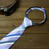 Spring Notion Boy's Striped Woven Zipper Tie Lilac Medium view 3