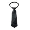 Spring Notion Boy's Dotted Camouflage Woven Zipper Tie Black Small view 1