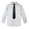Spring Notion Boy's Dotted Camouflage Woven Zipper Tie Black Small view 4