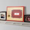 NHL Chicago Blackhawks Nhl 5 Layer Stadiumviews 3D Wall Art, 17" x 13" x 5/8", Brown view 2