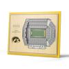 YouTheFan NCAA Iowa Hawkeyes 5-Layer StadiumView 3D Wall Art - Kinnick Stadium view 1