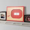 YouTheFan NHL Detroit Red Wings 5-Layer StadiumViews 3D Wall Art, 17" x 13" x 5/8", Brown view 2