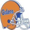 4 Inch Gators Football Helmet Decal UF University of Florida Logo FL Removable Wall Sticker Art NCAA Home Room Decor 4 1/2 by 3 1/2 Inches view 1