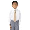 Spring Notion Boy's Dotted Woven Zipper Tie Antique Gold X-Large view 4