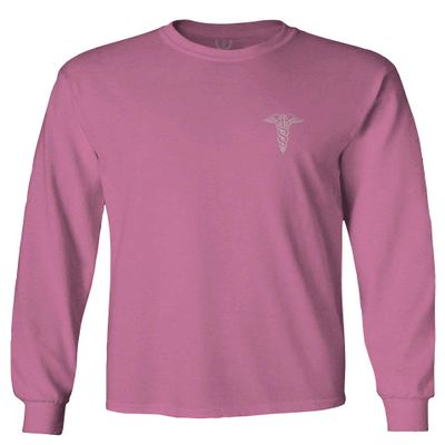 0066. Mother Gift I'm a Nurse RN Nurse Registered Men's Long Sleeve t Shirt (Pink X-Large)
