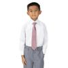 Spring Notion Boy's Dotted Woven Zipper Tie Pink Copper Medium view 4